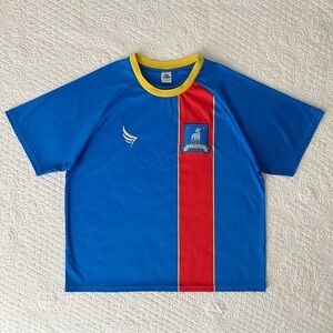 Blue and Red Short Sleeve Tee